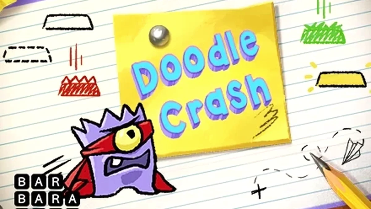 Interface do jogo de cassino Doodle Crash
